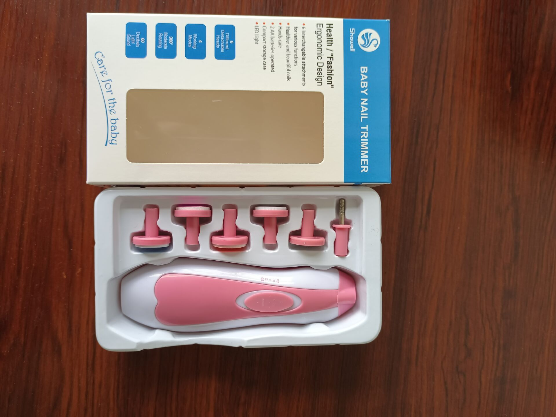 Cortauñas eléctrico LED totalmente automático, silencioso y no invasivo, cortador y pulidor de uñas eléctrico portátil para bebés y niños pequeños.