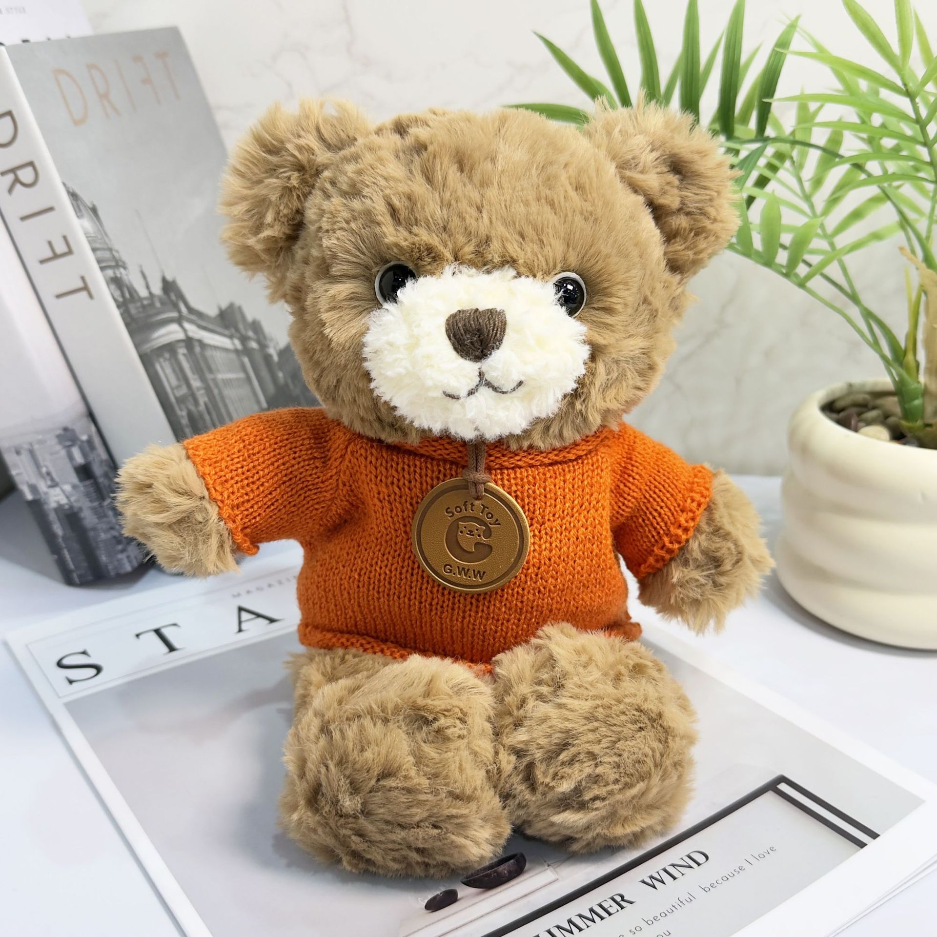 Vestido Teddy Bear suéter Teddy Bear camiseta actividad regalo juguete de peluche impresión LOGO