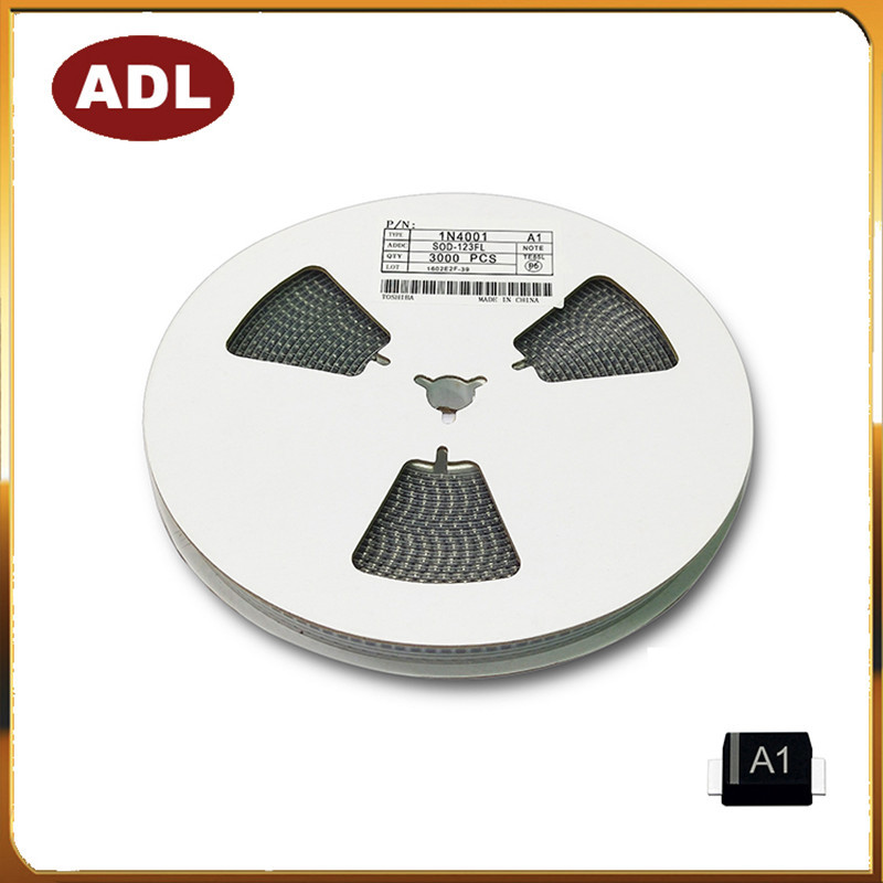 奥德利 1N4001W 丝印A1 整流二极管 SOD-123FL 1A/50V 现货供应