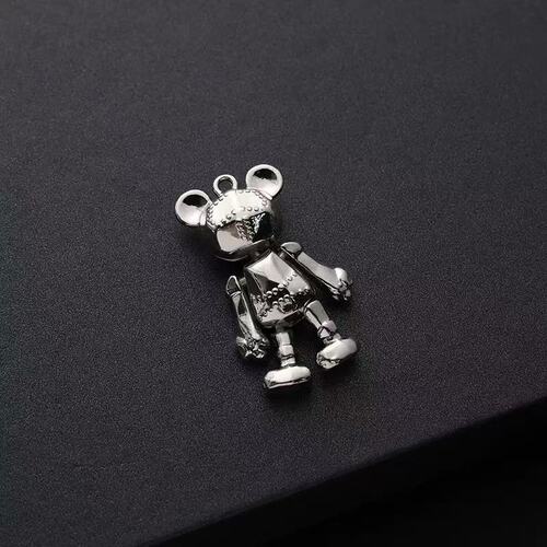 Euro-American street-style necklace for men: trendy hip-hop, minimalist design, versatile alloy pendant—perfect for Instagram-worthy sweater chains and pendants.