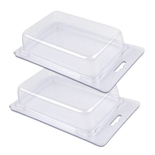 Transparent Blister Box Plastic Box Gift Box Toe Separator Single Hole Thumb Valgus Box Large, Medium and Small