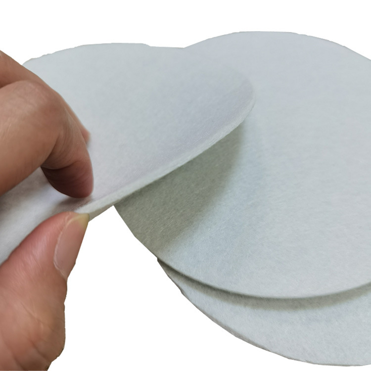 1-3mm白色针刺毛毡布绣花用戟绒布不织布现货批发量大优惠