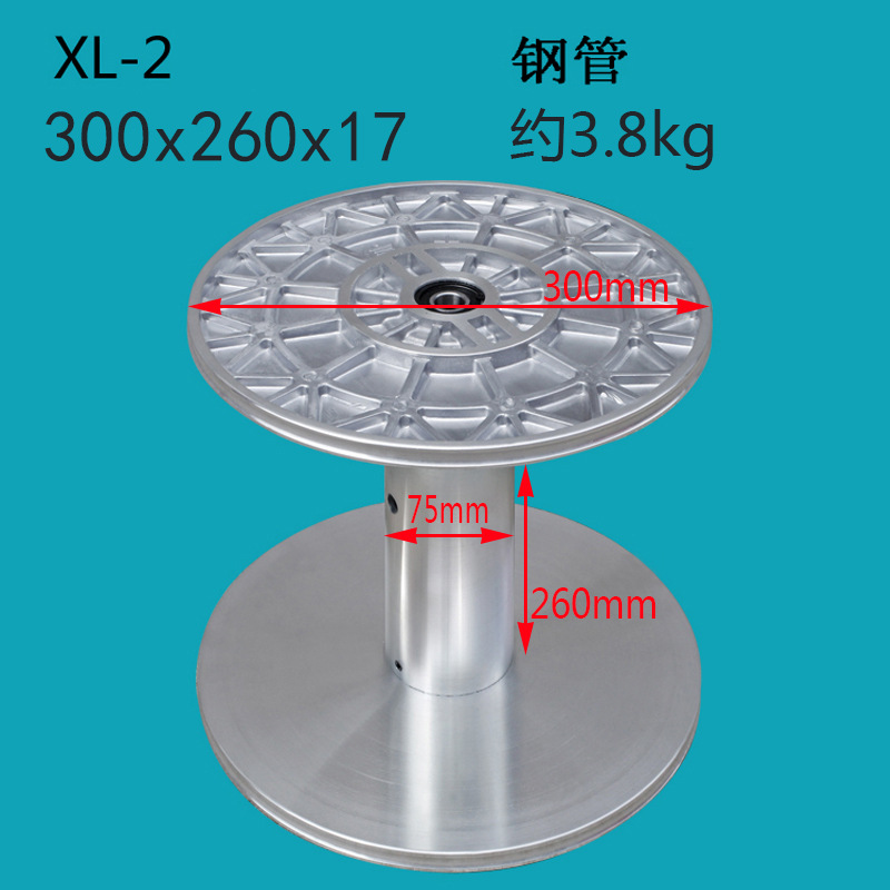 厂家供应300X260纺织机铝盘头 织带机铝合金盘头 织带机配件