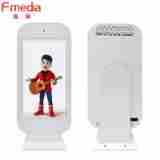 3D全息投影旋转透明屏展示柜广告展示互动智能虚拟人ARVR全息舱柜