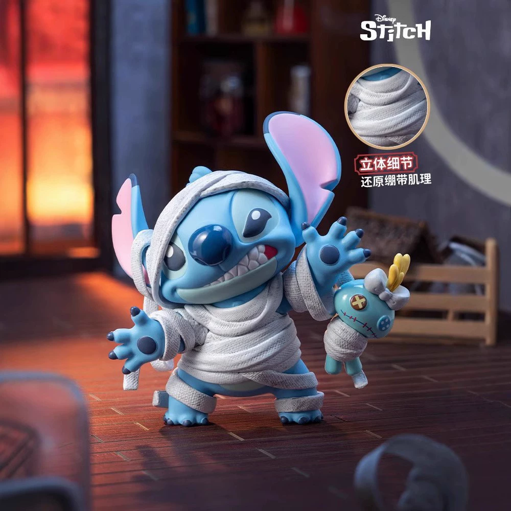 Подлинная серия Stitch Funny Diary 2.0 Блэк-бокс настольная фигурка аксессуар для Stitch Оптовые подарки