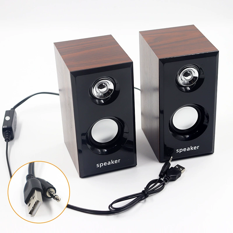 D092 USB-колонка настольный компьютер аудио дерево бас производитель