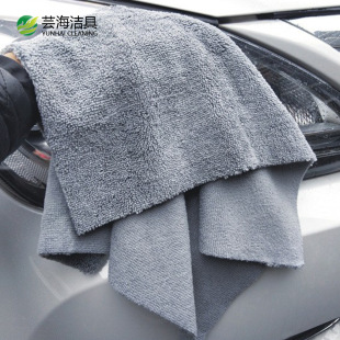 Long and short hair towel eagerly washing towel thickened high and low hair cleaning cloth microfiber small square towel