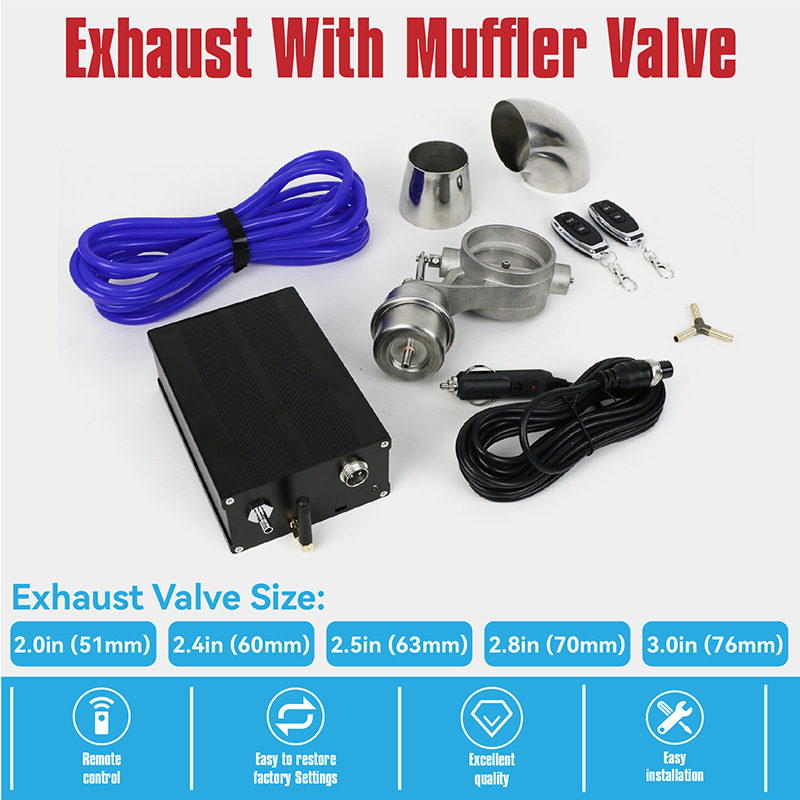 Remote Control Car Exhaust Pipe Modification Sports Car Sound Variable Exhaust Valve Modification Universal Exhaust Pipe Sound Modification Street Explosion