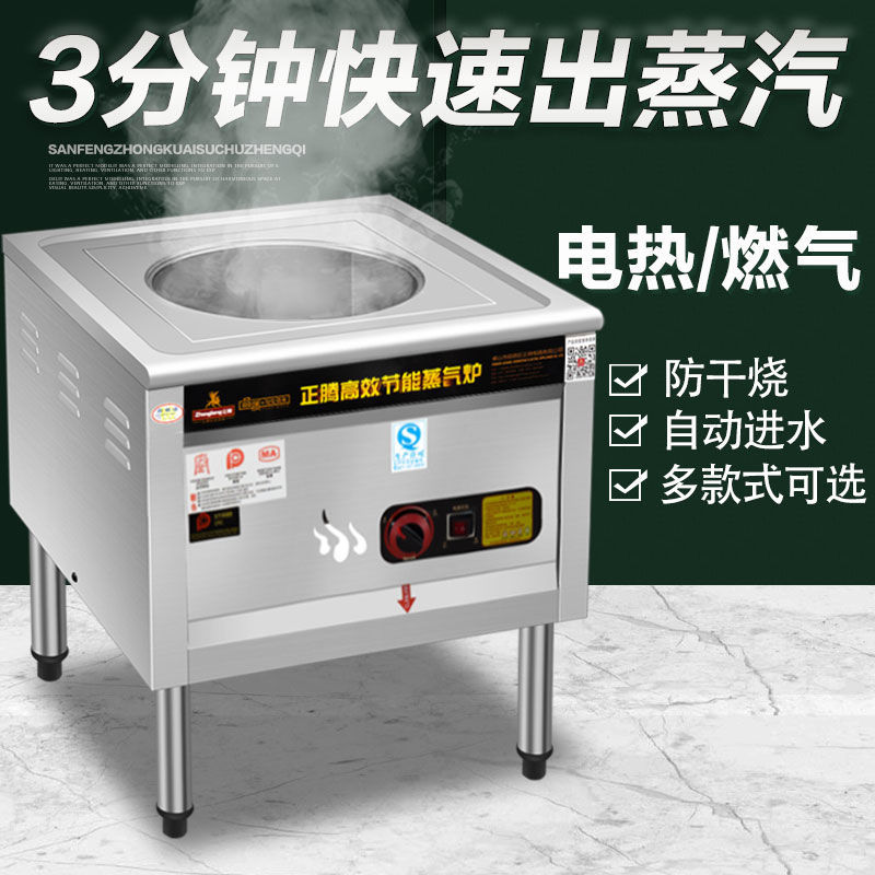 horno de paquete Zhengteng calentamiento eléctrico horno de vapor comercial multifuncional bolos fríos piel de gas jaula pequeña bolsa de pan al vapor salchicha ahorro de energía vapor