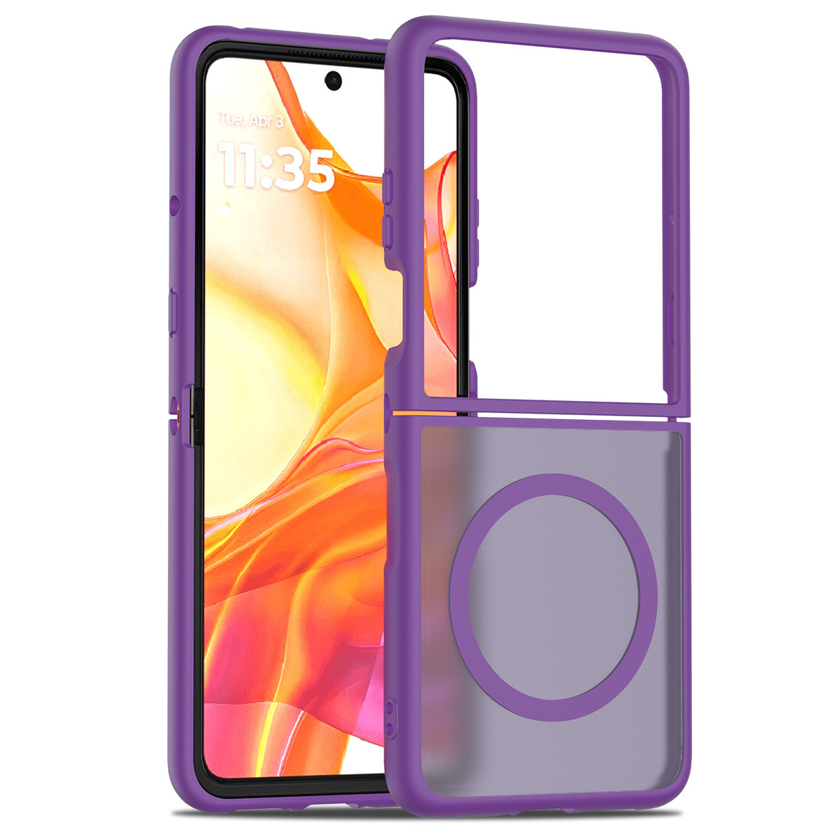 Adecuado para Moto Razr Ultra 2025 Silver Shield Fentor Magnético 2 en 1 Funda para teléfono móvil Funda protectora plegable