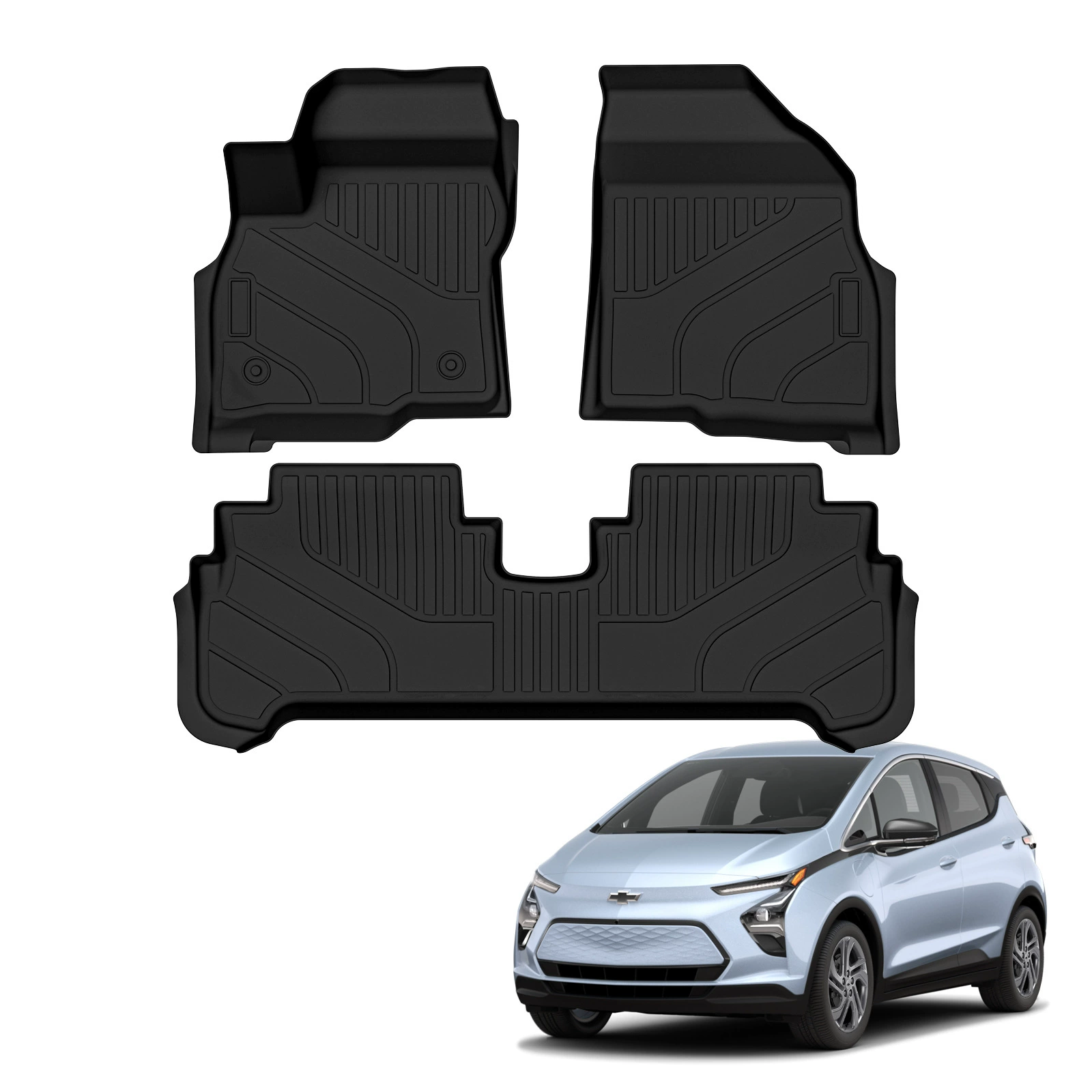 Для Chevrolet Bolt EV 2017-2023 ножные коврики Chevrolet Bolt EV ножные коврики TPE крест