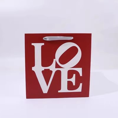 Bolsa de embalaje de flores transparente bolso trapezoidal cuadrado bolso de mango largo ramo de embalaje caja de regalo material de la tienda de flores