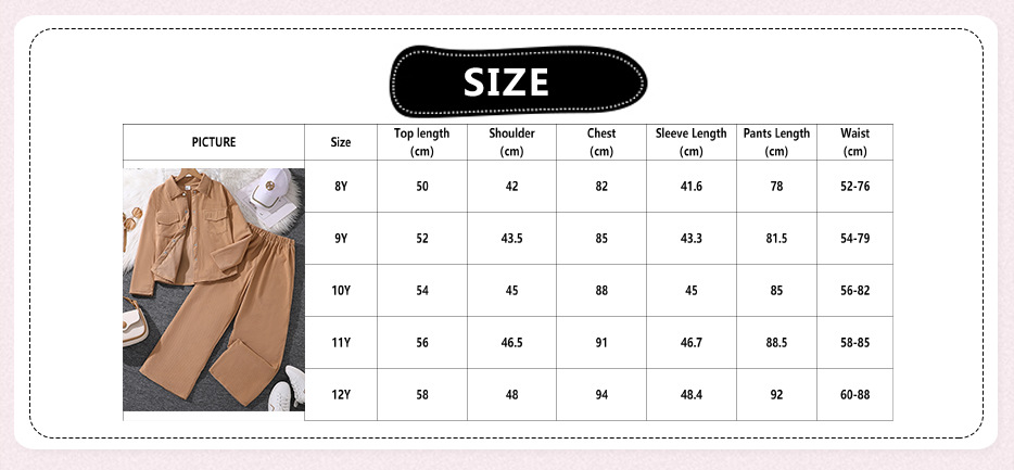 2024 Girls' Two piece Autumn/Winter New Collection: Collar, Long sleeved Shirt, Pants, Fashion and Casual Set_voghion.com