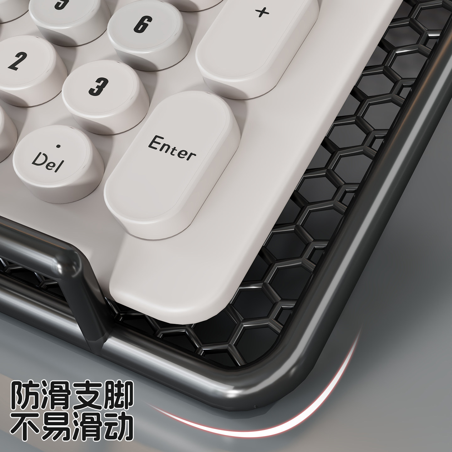键盘托架工位桌面增高神器机械键盘底座倾斜支架镂空散热悬空托盘