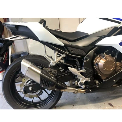 mid-front section, and CB R250 – Exhaust pipe