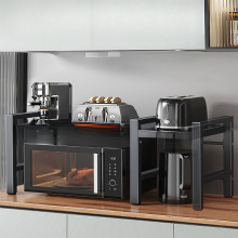 微波爐置物架廚房多功能多層烤箱架子家用電飯煲台面收納支架