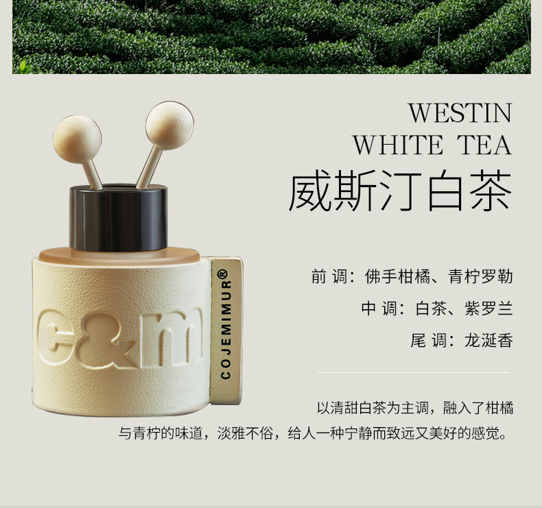 Car-Mounted Aromatherapy Essential Oil, Car Perfume, Fragrance Ornament, Long-Lasting Light Fragrance, High-End Aroma Decoration, Deodorizing Freshener