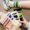 Knee socks, mid-length, 5 colors