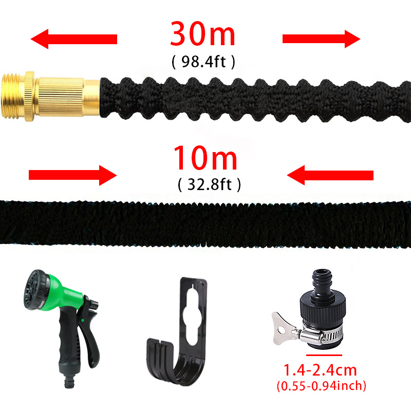 Tubo de agua retráctil conjunto de alta presión tubo de lavado de automóviles pistola de agua jardín riego de flores y verduras mangueras retráctiles mágicas image 35