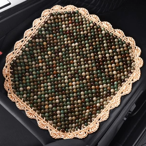 Summer Ventilated Bodhi Seat Cushion Wooden Bead Car Seat Cushion Single Piece Four-Season Cushion Breathable Summer Chair Cushion Cooling Cushion
