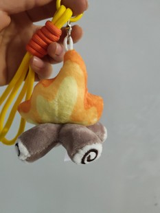 Christmas Cute Bonfire Fire Firewood Pile Plush Doll Torch Doll Cute Doll Small Torch Keychain