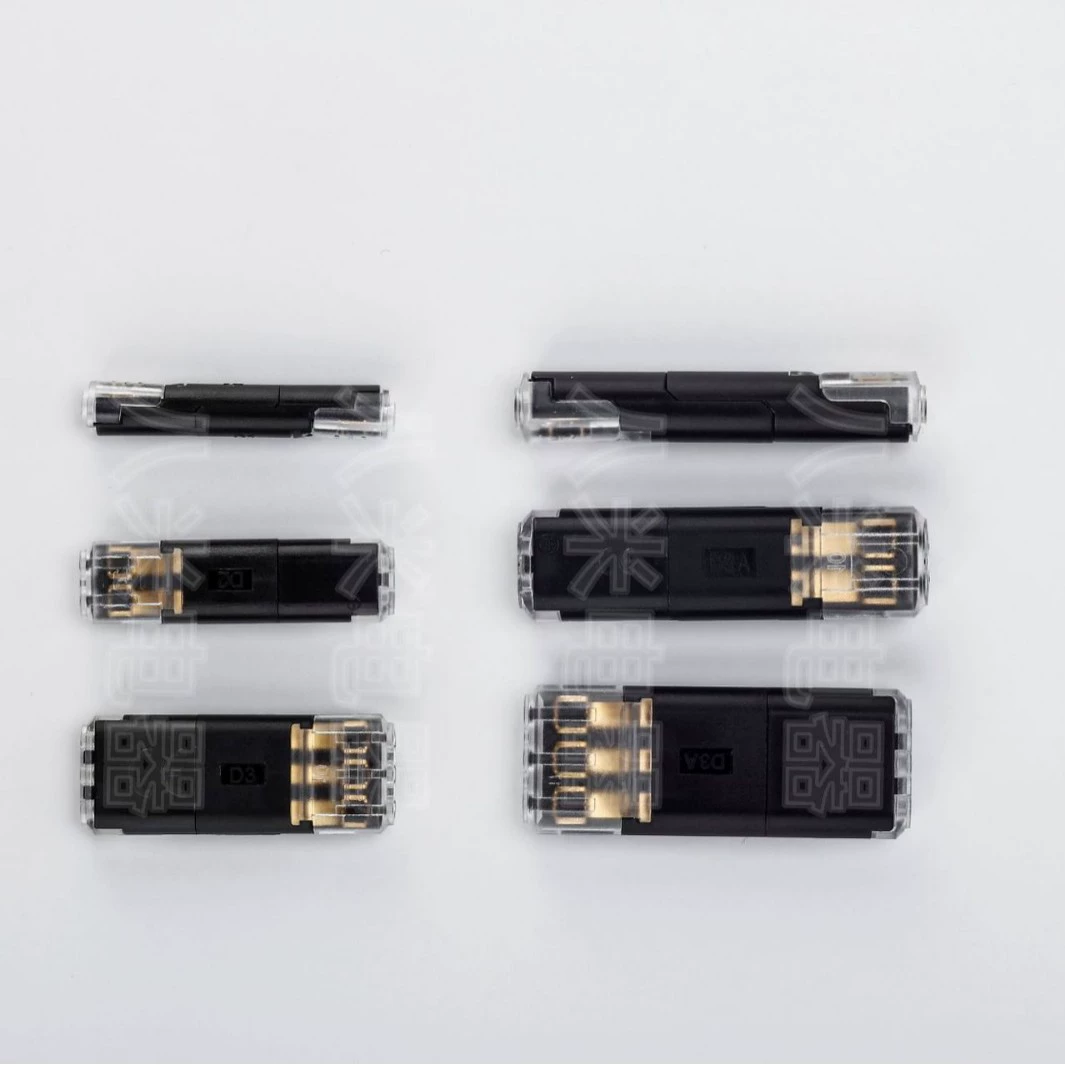 D2T2 quick terminal block inter-pluggable no welding no stripping pull-out LED lamp wire connector boxed
