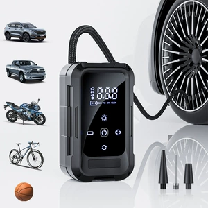 Car Air Pump 12V Electric Inflator Portable Tire Digital Display Preset Car Air Pump Mini