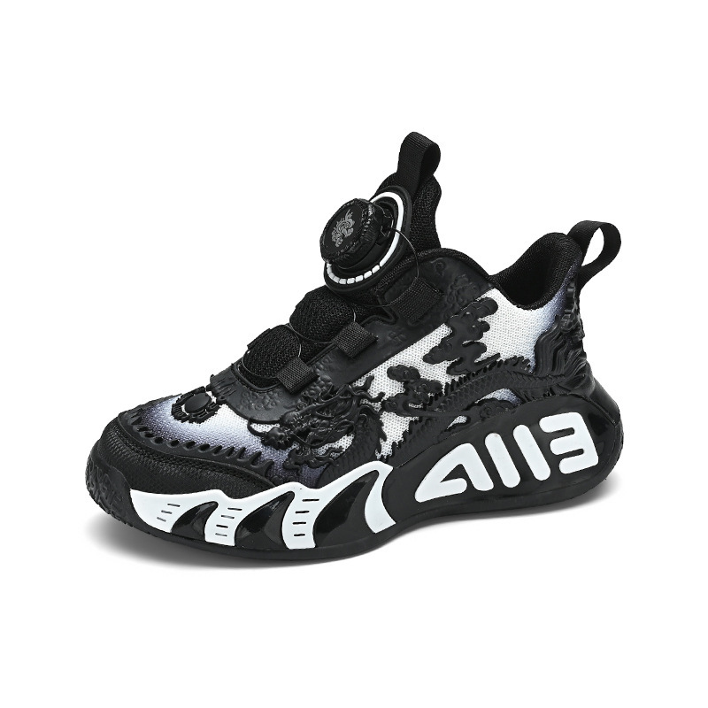 Zapatos de tendencia para niños primavera año del dragón verano zapatos deportivos para niños grandes nuevos zapatos de baloncesto de tendencia nacional 2025 fabricantes