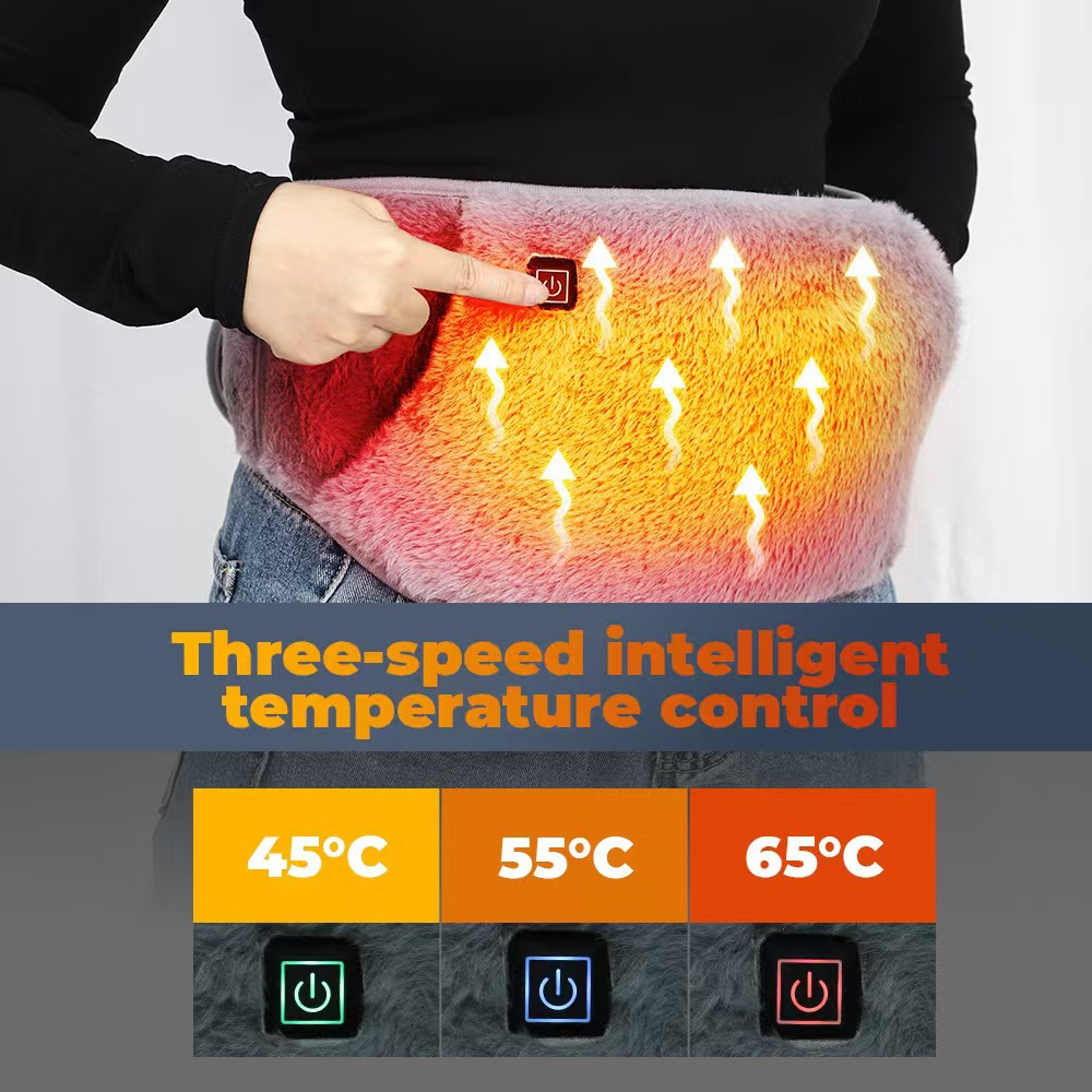 Cross-Border Hot-Selling Electric Heating USB Plug-In Heating Hand Warmer Graphene Heating Uterus Belt Office Winter