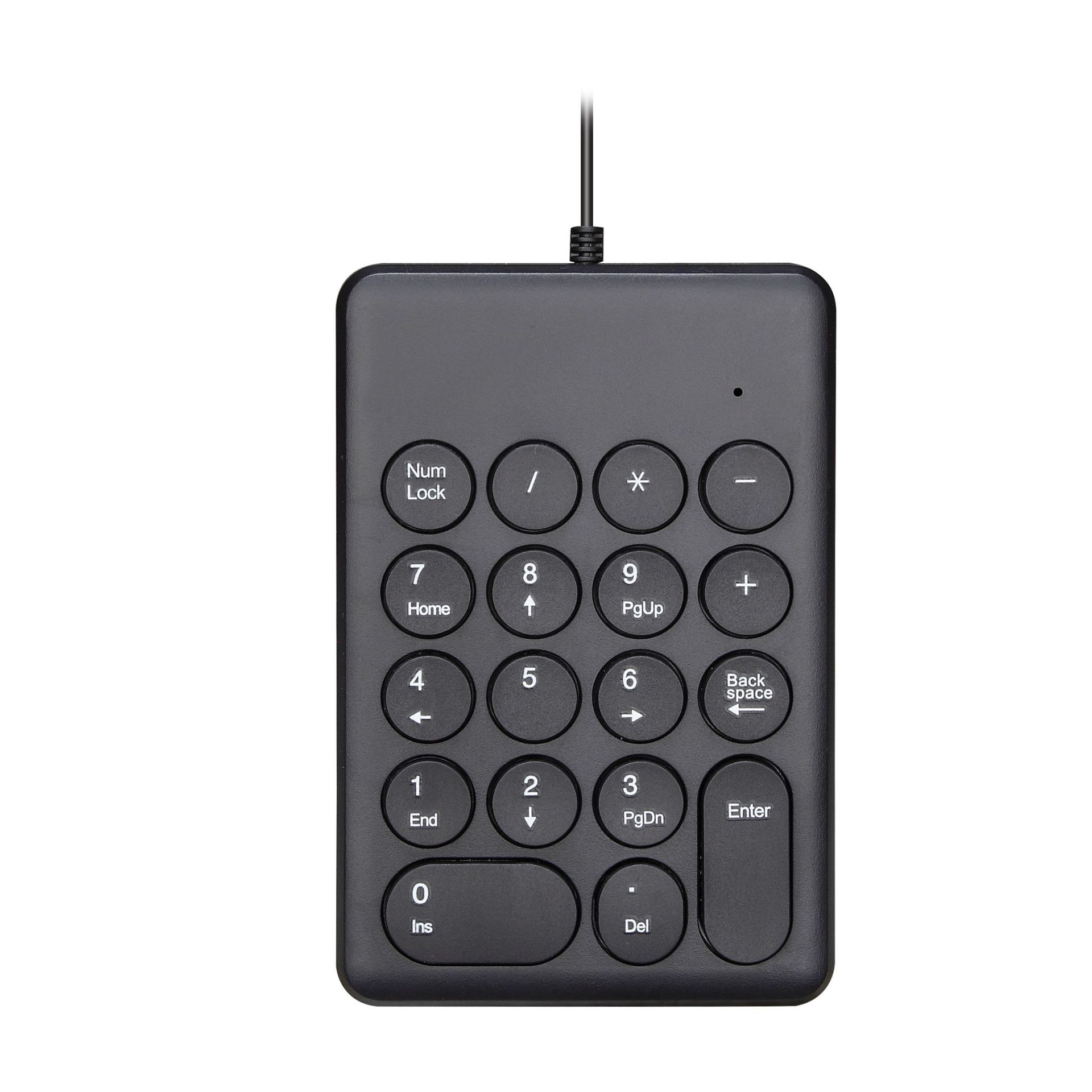 269有线数字键盘会计银行工程迷你巧克力USB接口键帽轻便办公