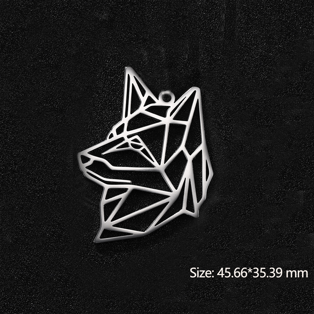 5g Weight Pendant Jewelry Making Type 1 Piece Quantity Daily Occasion 304 Stainless Steel Material Animal Pattern All Seasons Season Unisex Gender Plating Design Retro Style 1 Piece 304 Stainless Steel Animal Pendant 9