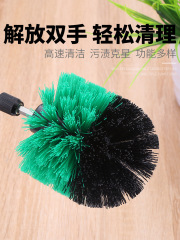 2F新疆電動清潔刷電鑽刷頭瓷磚刷百潔布地板刷廚房家用刷子多功能