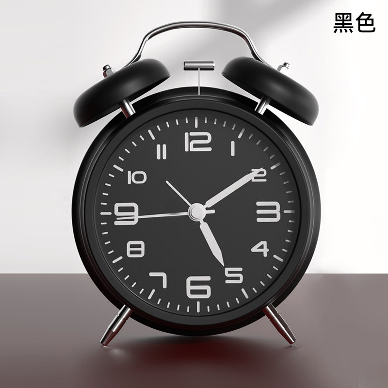 2024新型目覚まし時計女子児童小学生起き神器デスクトップ静音学習デスクトップ時計|undefined
