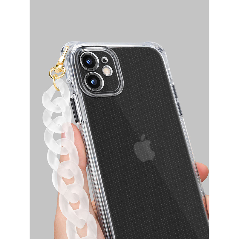 Conveniente PARA EL acollador de la caja del teléfono del agujero de la cuatro-esquina iPhone14pro Apple 13Pro todo incluido 11 caso suave 7/8/SE2