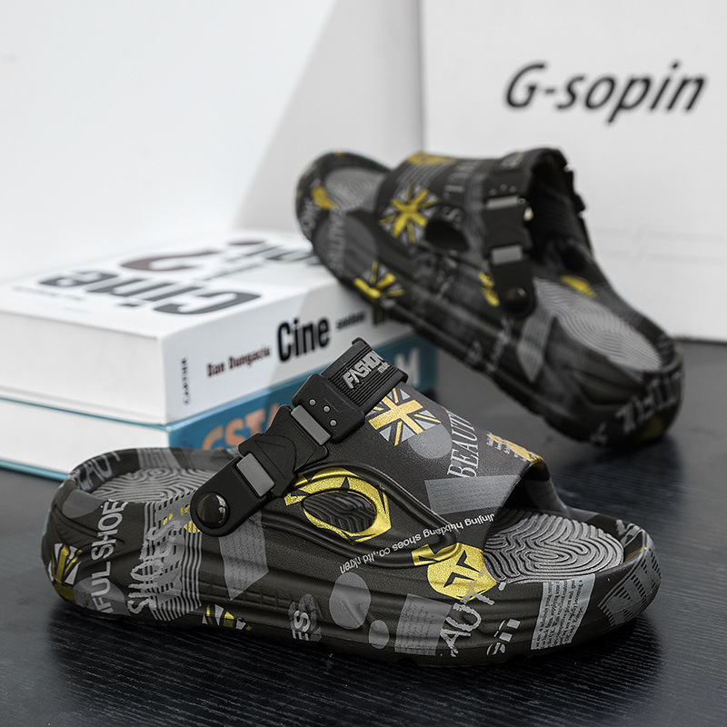 Deze herenslippers voor de lente en zomer zijn van topkwaliteit, kunnen buiten gedragen worden, zijn antislip en geurwerend, en geschikt voor zowel binnen- als buitengebruik._voghion.com