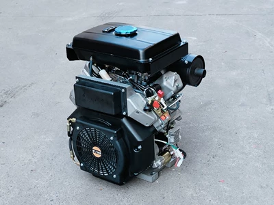 Double-cylinder V-type air-cooled diesel HD2V92F displacement 997cc16kw hydraulic pump station Marine harvester Hua slip