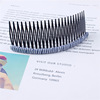 Simple temperament striped bag female hair comb and combed hair jewelry bangs bangs hairpin back head broken hair combing combing