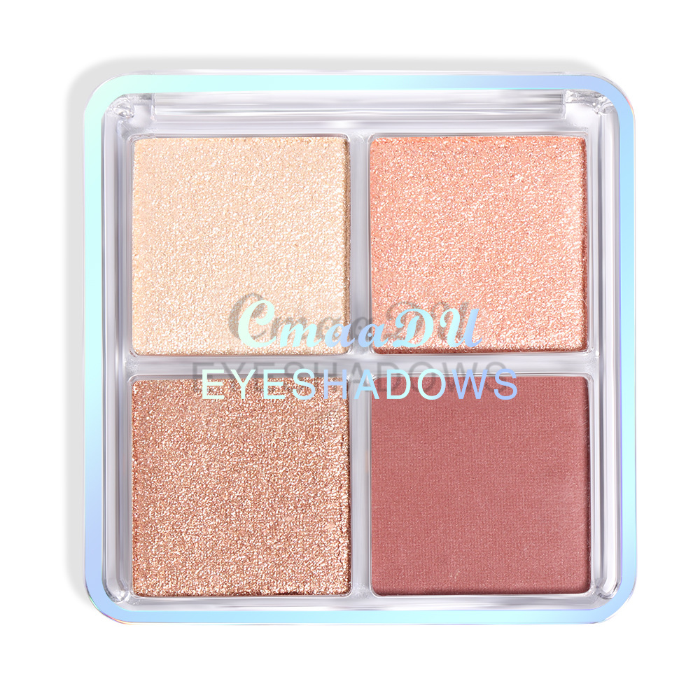 Check it out! Link Disclaimer - Exclusive for foreign trade :CmaaDU 4-color Eyeshadow matte Pearlescent Eyeshadow palette undefined