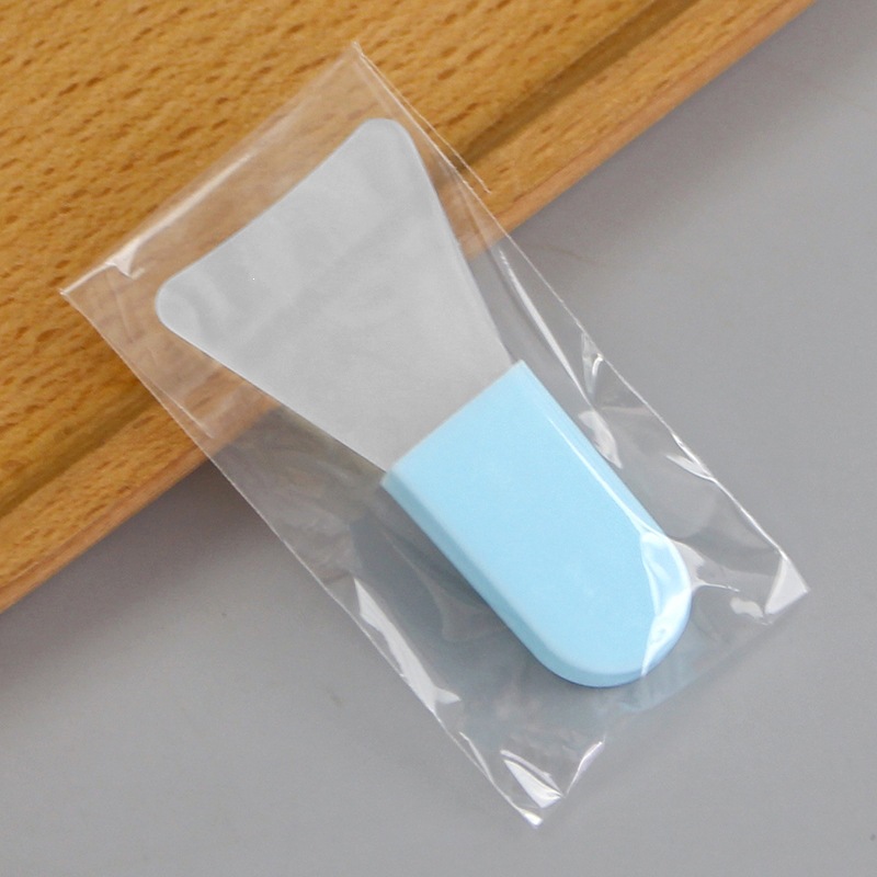 Lake blue pole: spade-shaped short-handled brush