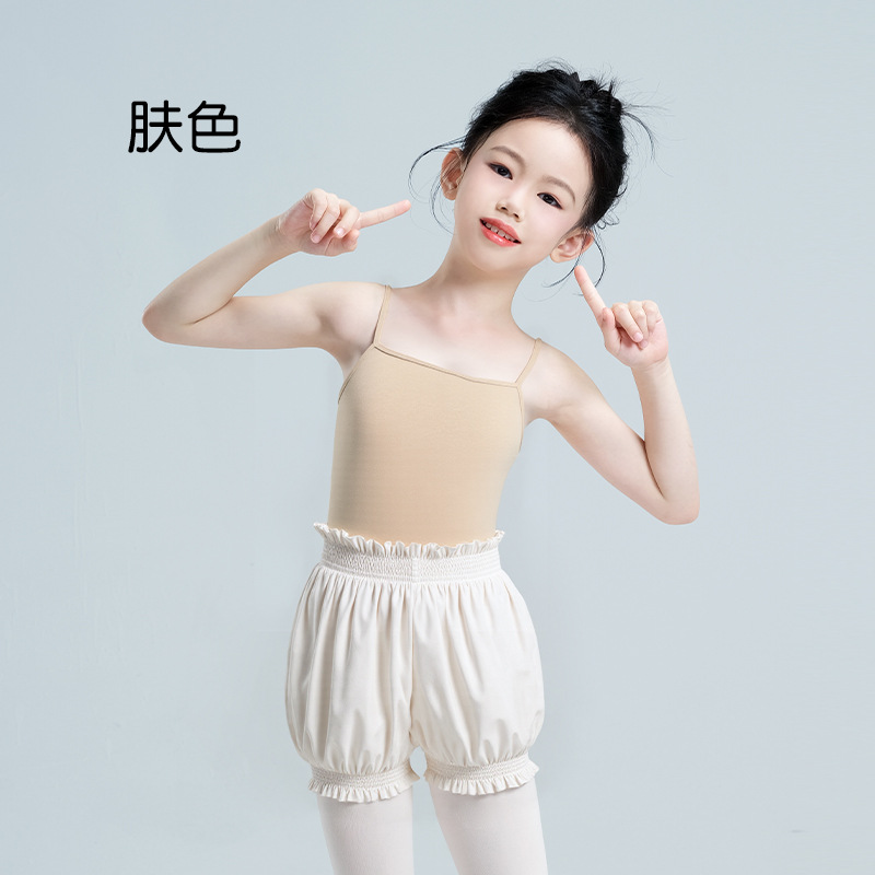 Ropa de baile de los niños tops camisola de las mujeres ropa interior de fondo blanco Ballet ropa de cuerpo ropa de práctica image 9
