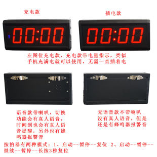 Voice Timer Competition Training Stopwatch Counter Speech Timer Activity Timer