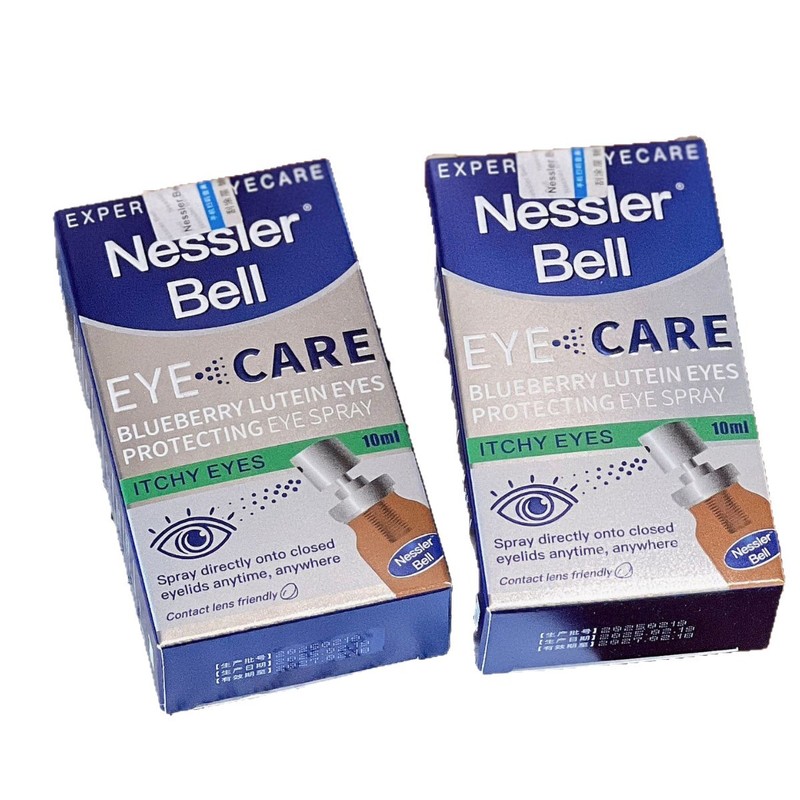 Nessler Bell蓝莓叶黄素眼睛喷雾洗眼液眼部护理液缓解疲劳10ml|undefined