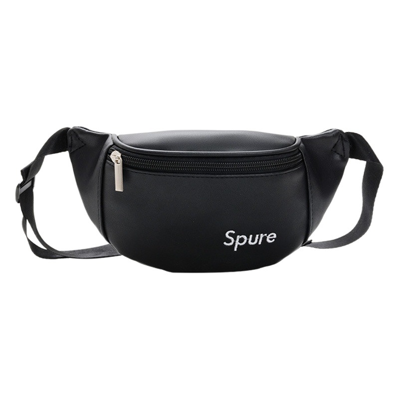 Bolsa de mensajero de niña de jardín de infantes de moda letras frescas niño bebé bolsa de cintura de viaje simple hombro de todos los partidos bolsa de los niños