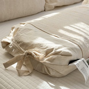 Adjustable Linen Health Buckwheat Pillow Shoulder and Neck Protection Skin-Friendly Breathable Home Adult High Pillow Children Low Pillow Student