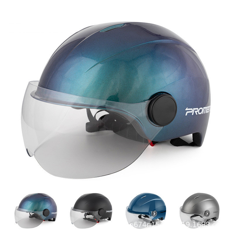 PROMEND casco de equitación ventilación transpirable ciudad ocio coche eléctrico casco batería coche protección solar seguridad