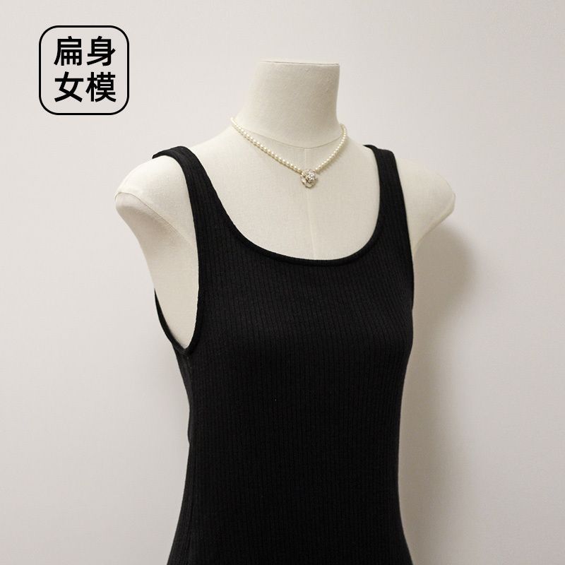 Tienda de ropa de estilo coreano cuerpo plano de alto nivel de mujer mitad de ventana de ropa de mujer muñeca plataforma de exhibición de cuerpo grueso nuevo pecho pequeño