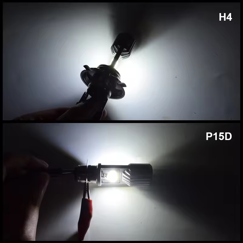 Heyword Cross-Border Dropshipping Motorcycle Led Headlight White Light Single Claw Super Bright Front Light Factory Direct Sales Wholesale