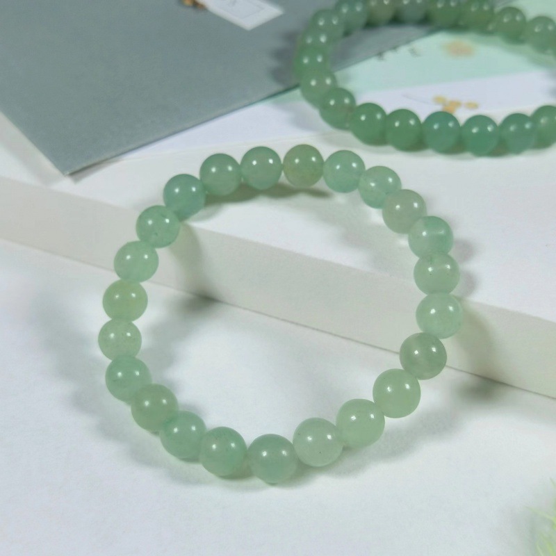 Dongling pulsera de jade de piedra esmeralda pulsera de jade multi-círculo un solo anillo pulsera de calabaza transmisión en vivo fuente de bienestar