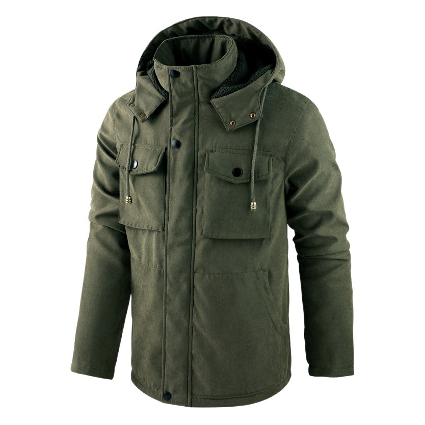 Venta directa para el hogar 2022 Abrigo acolchado de algodón transfronterizo abrigo de pan Abrigo acolchado de algodón para hombres Abrigo acolchado de algodón para jóvenes de talla grande