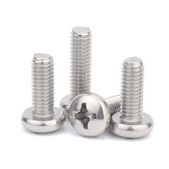 Manufacturer Direct Sale 304 Stainless Steel Cross Head Screw Extended Round Head Bolt M6 M8 M10 M12